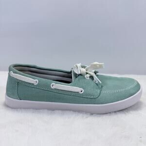 LIUID Teacup Teal Suede Boat Shoes Women’s Size 7